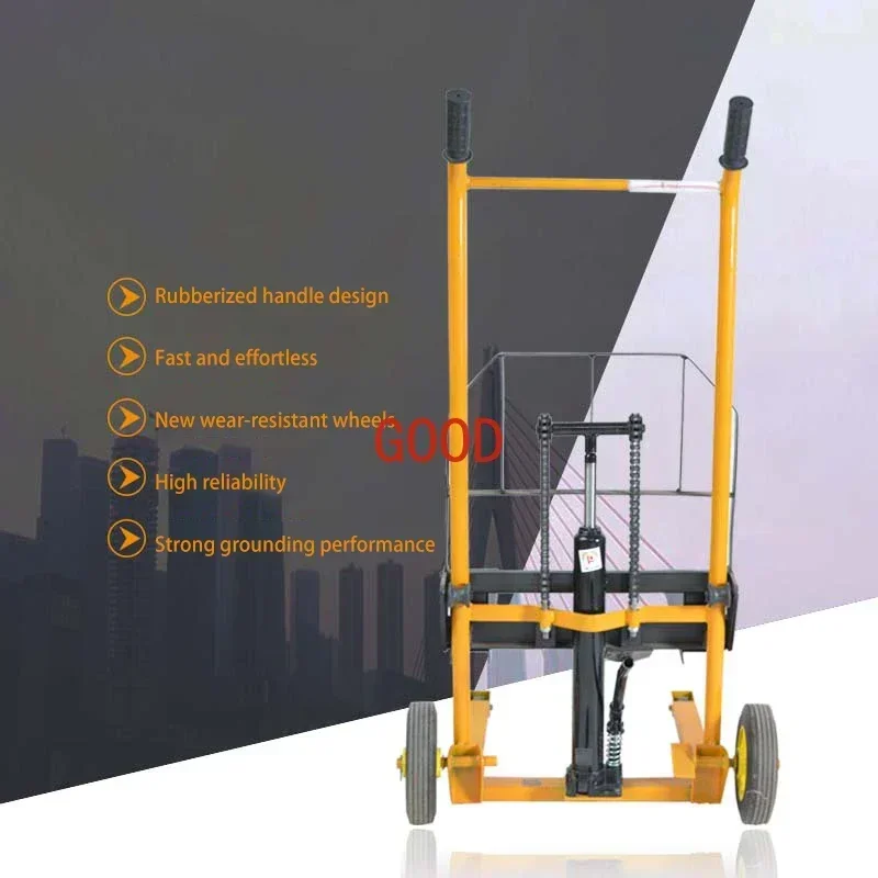 TAO Small Hydraulic Manual Forklift Miniature Manual Stacker Lightweight Household Loading And Unloading Truck Lifting Truck 200