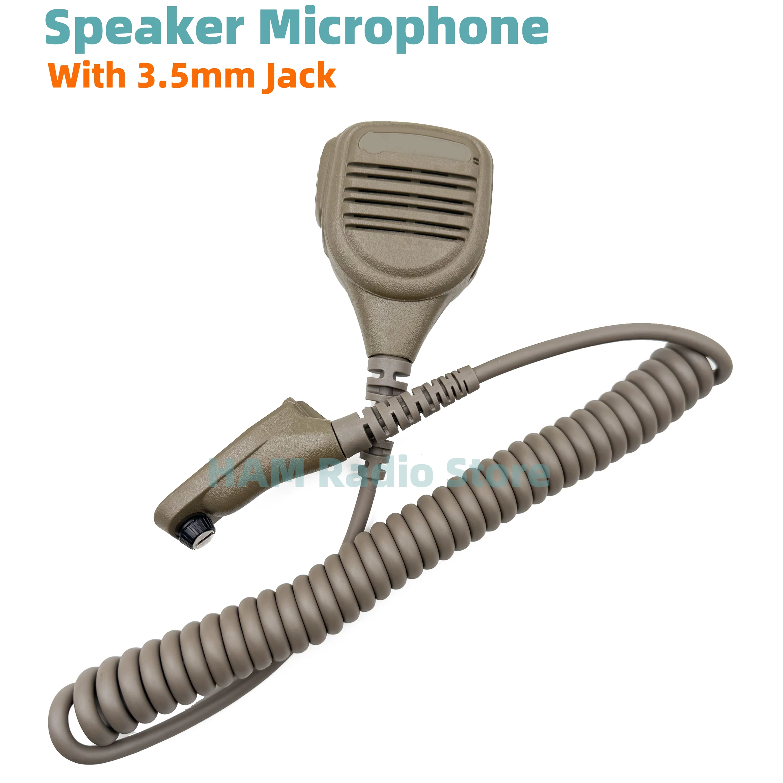 

Микрофон для рации Motorola с разъемом 3.5 мм (спикерфон) - совместим с XIR P8268, DP3600, DP3601, DP4400, DP4401, DP4600, DP4601, DP4800, DP4801, DGP5550e, DGP6150, DGP8050, DGP8550, DGP8550e, XPR7350, XPR7380, XPR755