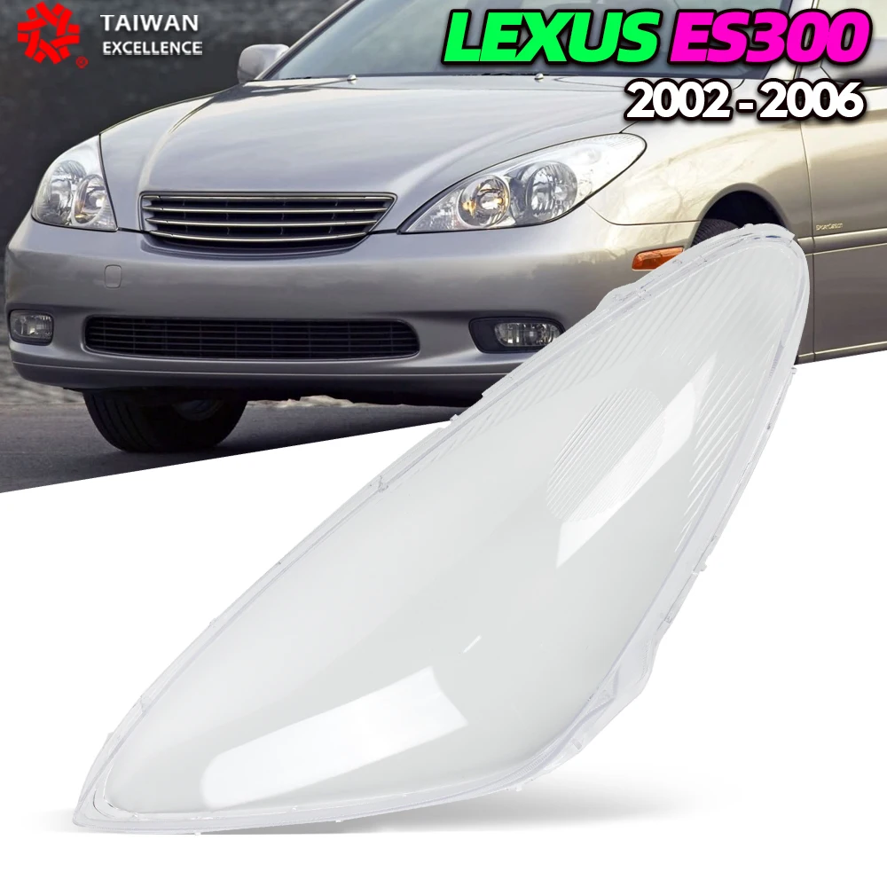 

Car Front Headlight cover For Lexus ES ES300 2002-2006 Headlamps Transparent Lampshades Lamp Light Lens Glass Shell