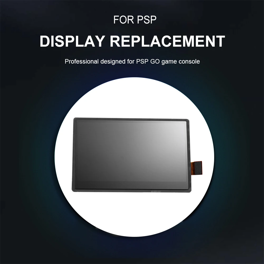 Original Game Console LCD Screen Professional Controller LCD Screen Game Accessories LCD Display Screen Replace for PSP GO Host