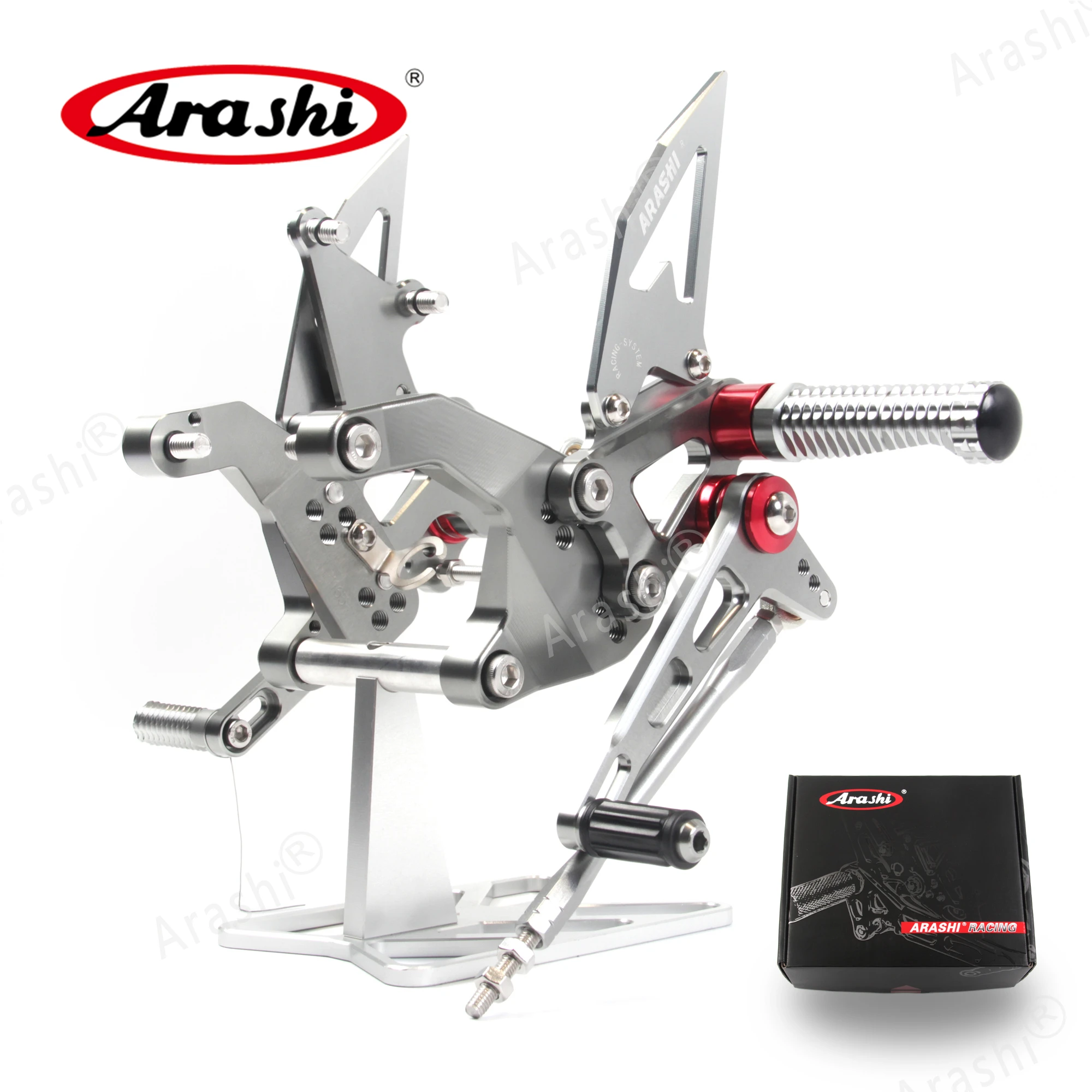 

ARASHI CNC Footrest Adjustable Rearset Foot Peg For KAWASAKI Z900 ZR900 2017 2018 2019 Z 900 ZR-900