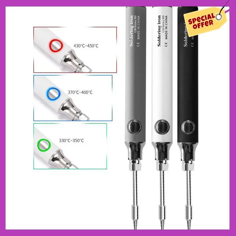

HFIL-5V 8 Вт быстрая зарядка литиевый встроенный беспроводной паяльник набор портативный ремонт сварочные инструменты