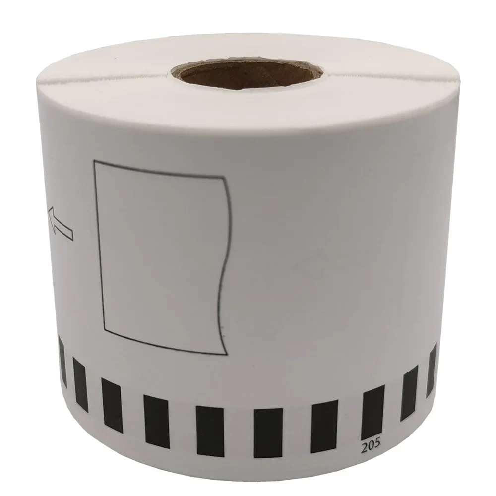 Brother DK-22205 Hot Thermal Label Paper Continuous 62mm For QL-700/QL800 Printer Colorful Stripe Self-Adhesive