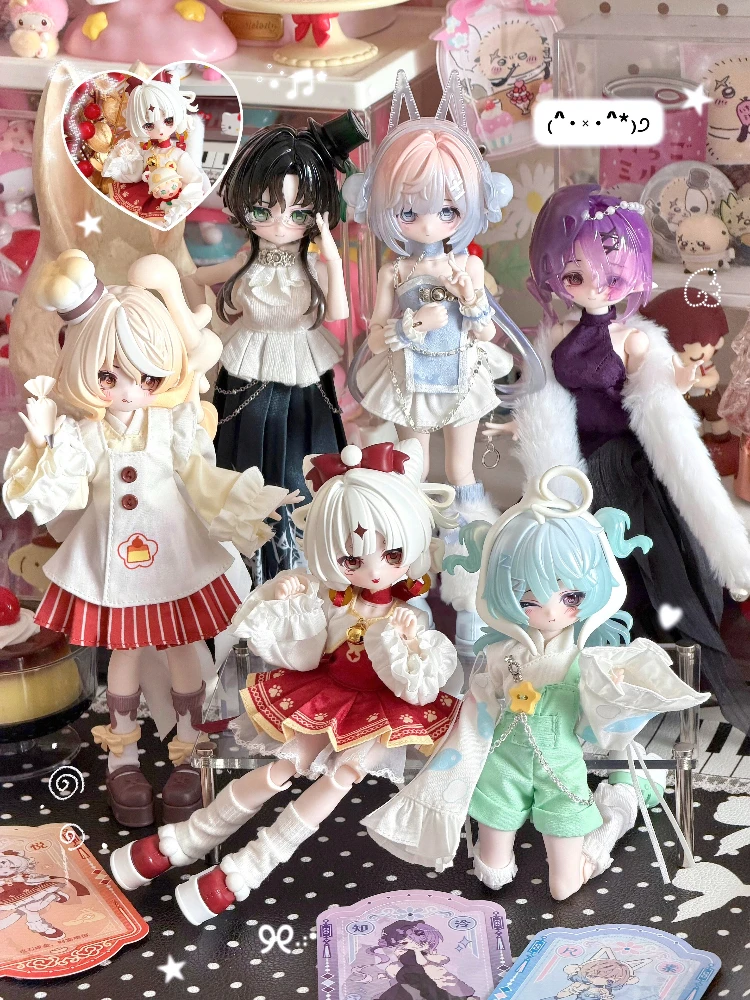 

Come4free V3 Minty Lucky Little Sign Spirit Series 1/8 Bjd Blind Box Mystery Box Caixa Caja Dolls Подарочный настольный орнамент Подарочная игрушка