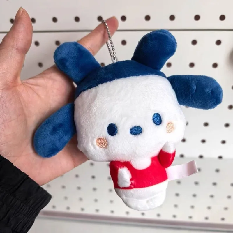 Kawaii Pochacco Cinnamoroll llavero de muñeco de peluche Sweetheart Melodytchi Mimichi juguetes de peluche colgante de dibujos animados Kuromi bolsa colgante