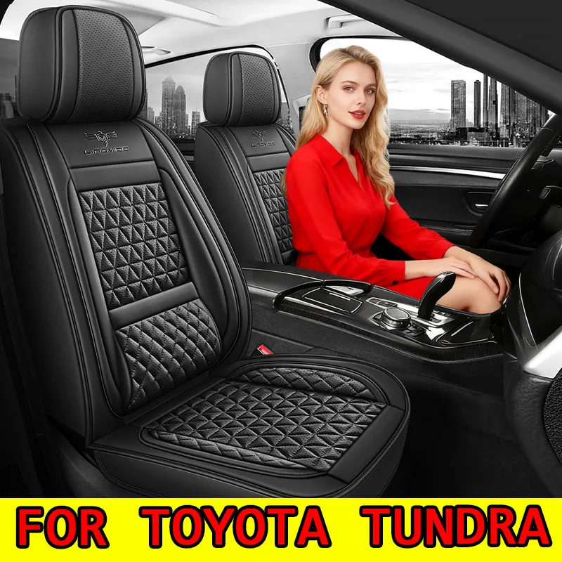

Для TOYOTA TUNDRA летние чехлы на автомобильные сиденья | Водонепроницаемая искусственная кожа, мягкая на ощупь и износостойкая