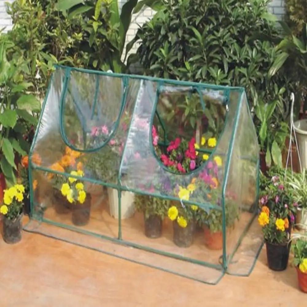 

Cold Frame Greenhouse Cloche Waterproof Transparent Cover 47x23x23" Accessible Gardening Yard Deck Patio