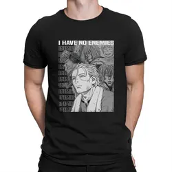 Men T-Shirt I Have No Enemies Vintage Pure Cotton Tee Shirt Short Sleeve Thorfinn T Shirt Crew Neck Clothing Gift Idea