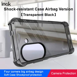 IMAK 360 Protect Crystal Case for Asus Zenfone 9 10 10Z Back Panel Soft Bumper Shell Zenfone9 Case Zenfone 10 Z Shockproof Cover