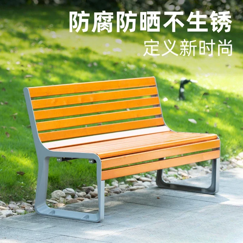 Park chairs, outdoor benches, courtyard lounge chairs, open-air backrest benches, outdoor squares, wrought iron rest seats