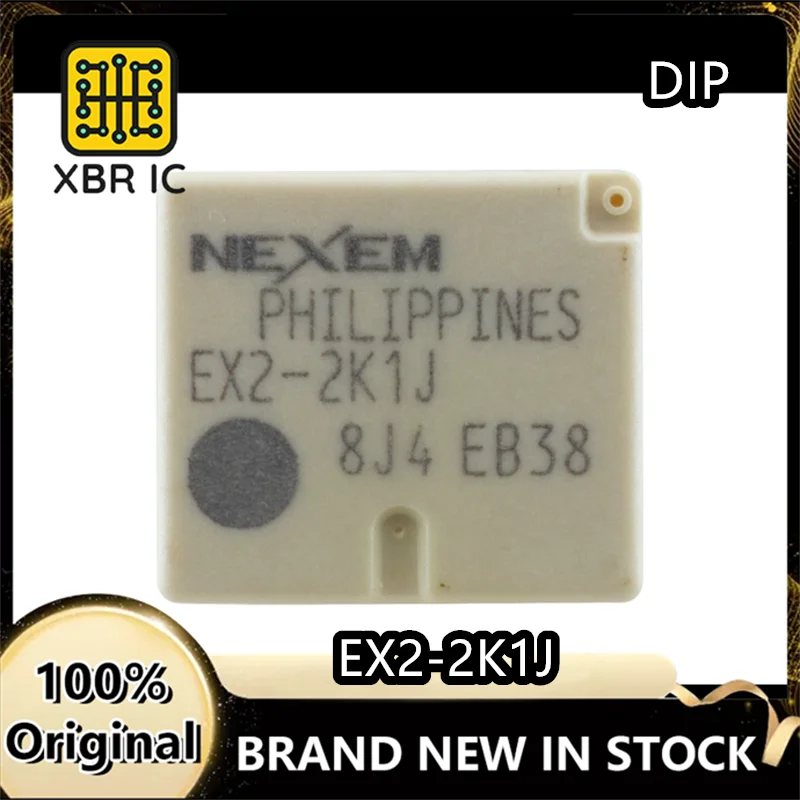 

(15/40 piece) EX2-2K1J EX2-2K1 DIP Automotive Relay Brand New Genuine Original Product In Stock for Fast Shipping