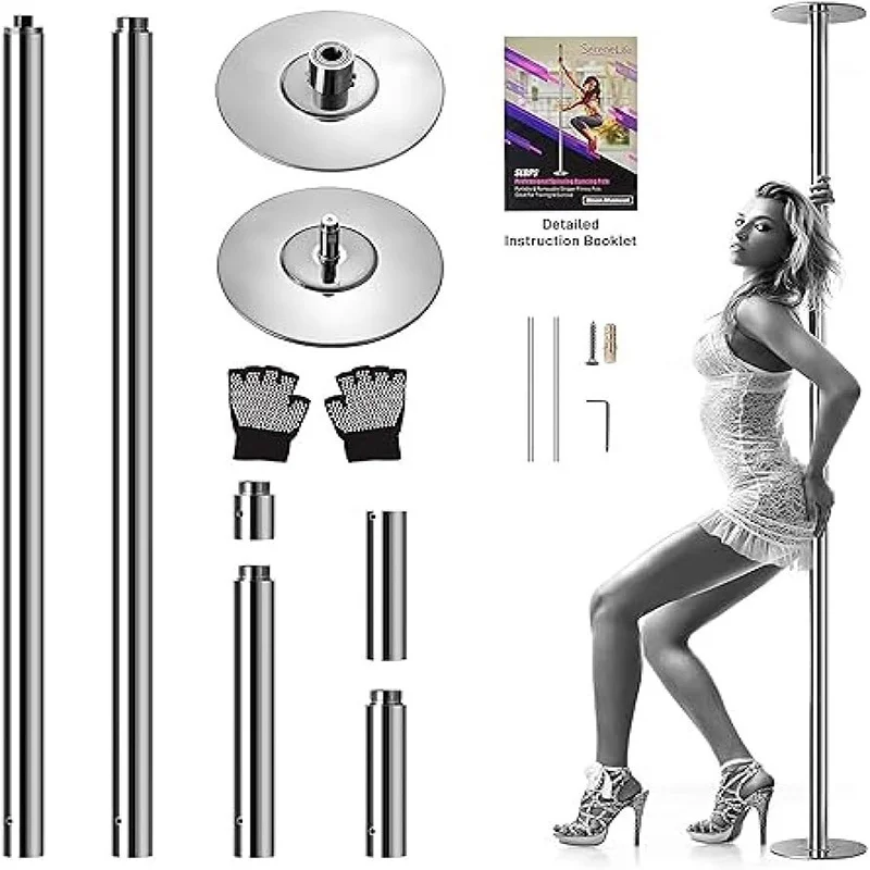 

Pole Dance Dance Pole Rotating Fixed Height Adjustable Dance Pole Professional Tube