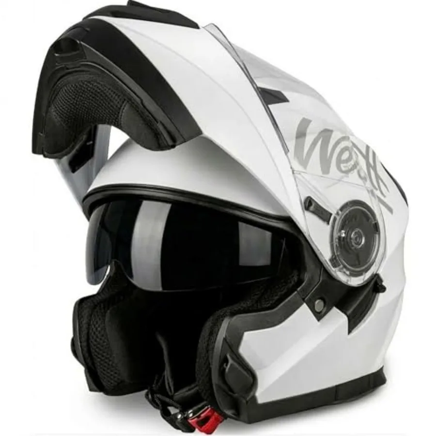 

Modular Motorcycle Helmet - DOT Approved - Full Face Flip Up Internal Sun Visor for Men Women Street Bike ATV Snowmobile