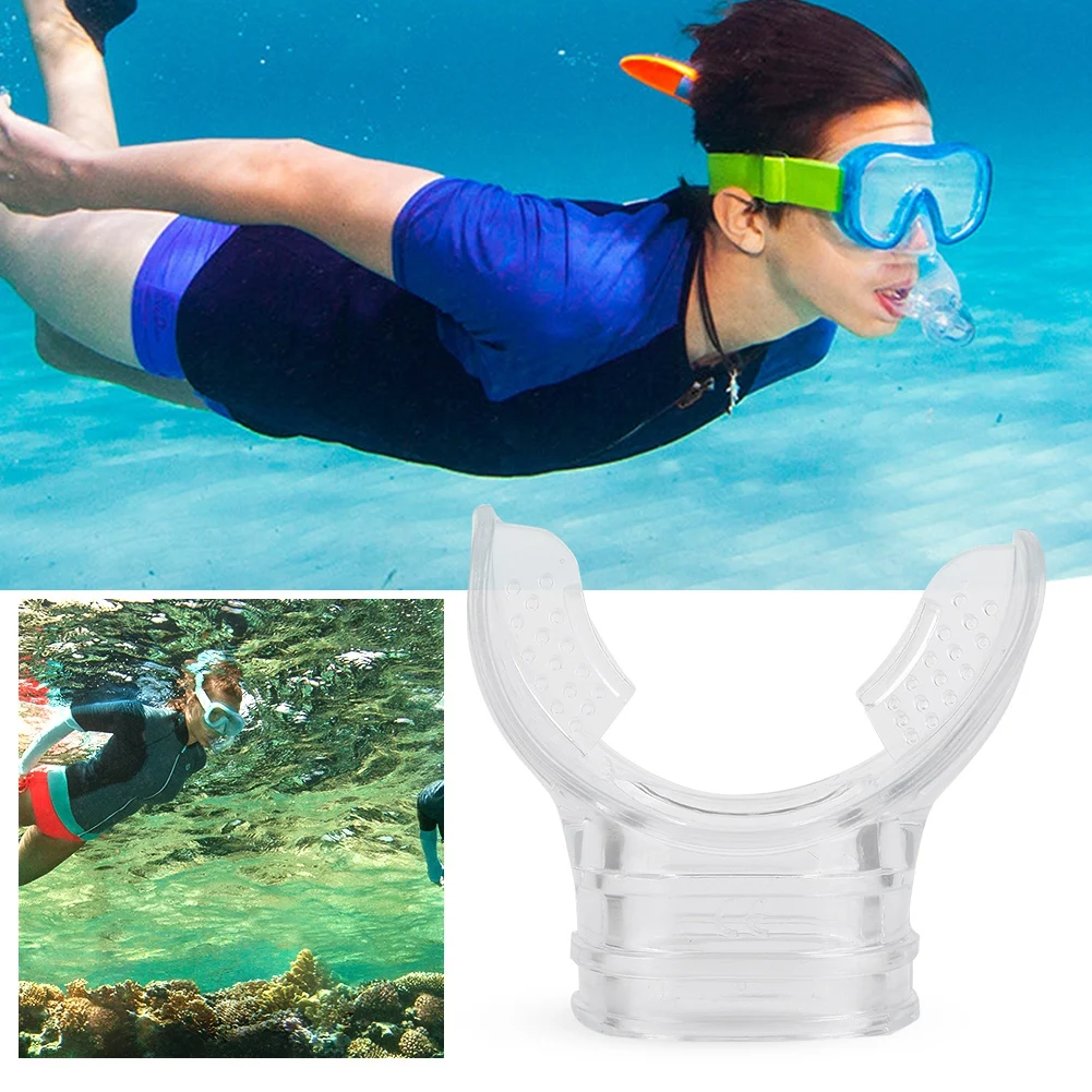 Bite Mouthpiece Transparent PVC Professional  Diving Standard Bite Mouthpiece Diving Standard Bite Mouthpiece Diving Bite