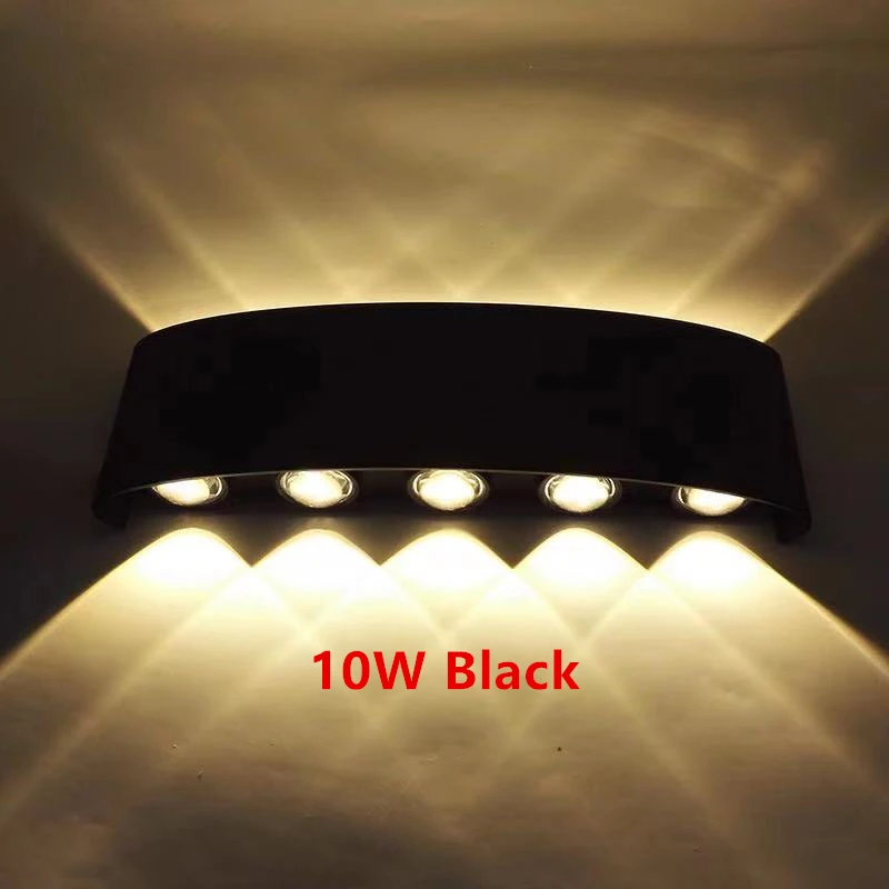 IP65 LED Wandleuchte AC86-265V/DC12V-24V Im Freien Wasserdichte Gartenbeleuchtung Aluminium Innen Schlafzimmer Wohnzimmer Treppen Wandleuchte