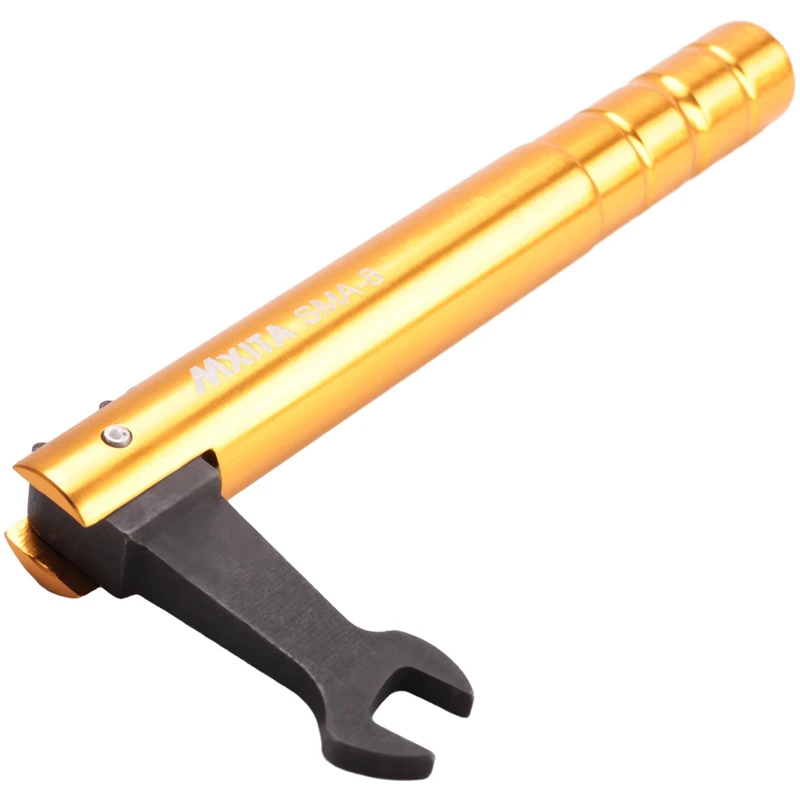 Mxita SMA Torque Wrench RF Connector Opening Electrommunication Coax Adapter Convertor Straight Goldplated Spanner