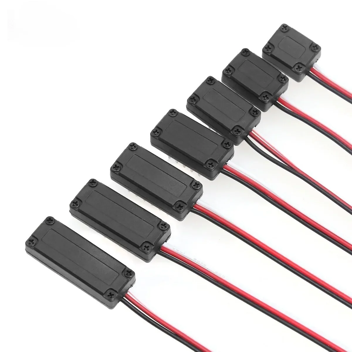 RC Y خط طول 208 مللي متر كابل تحكم عن بعد مروحة مؤازرة موسع سلك ل Futaba JR RC سيارة HSP Trxs TRX4 محوري SCX10 TAMIYA #4