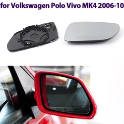 Side Heated Heating Flat Wing Mirror Glass For VW Volkswagen Polo Vivo GTI 4 MK4 Facelift 2006 2007 2008 2009 2010