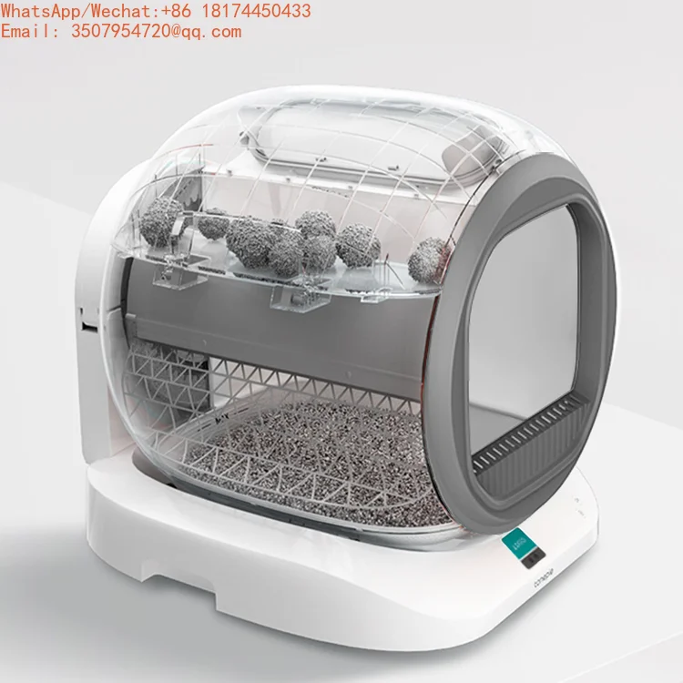 

Smart 65L Large Automatic Self-Cleaning Cat Box With APP WiFi Control Easy Clean Odor Removal Cat Toilet