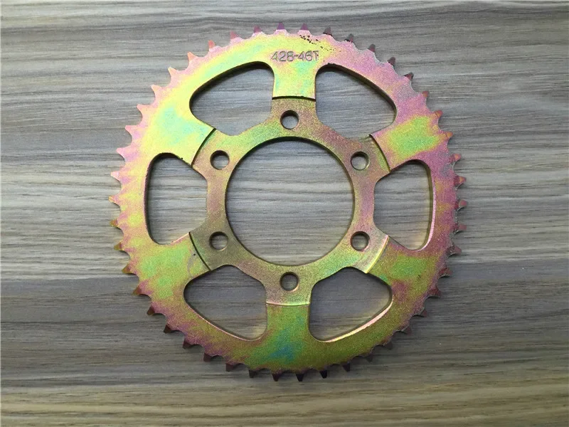 ل SDH125-46A Zongshen 200GY الصحراء على الطرق الوعرة المركبات تحلق الثعلب الأسنان لوحة 428-46 الأسنان ضرس الخلفي 150 GY-2150-7-56-52A-58 #2