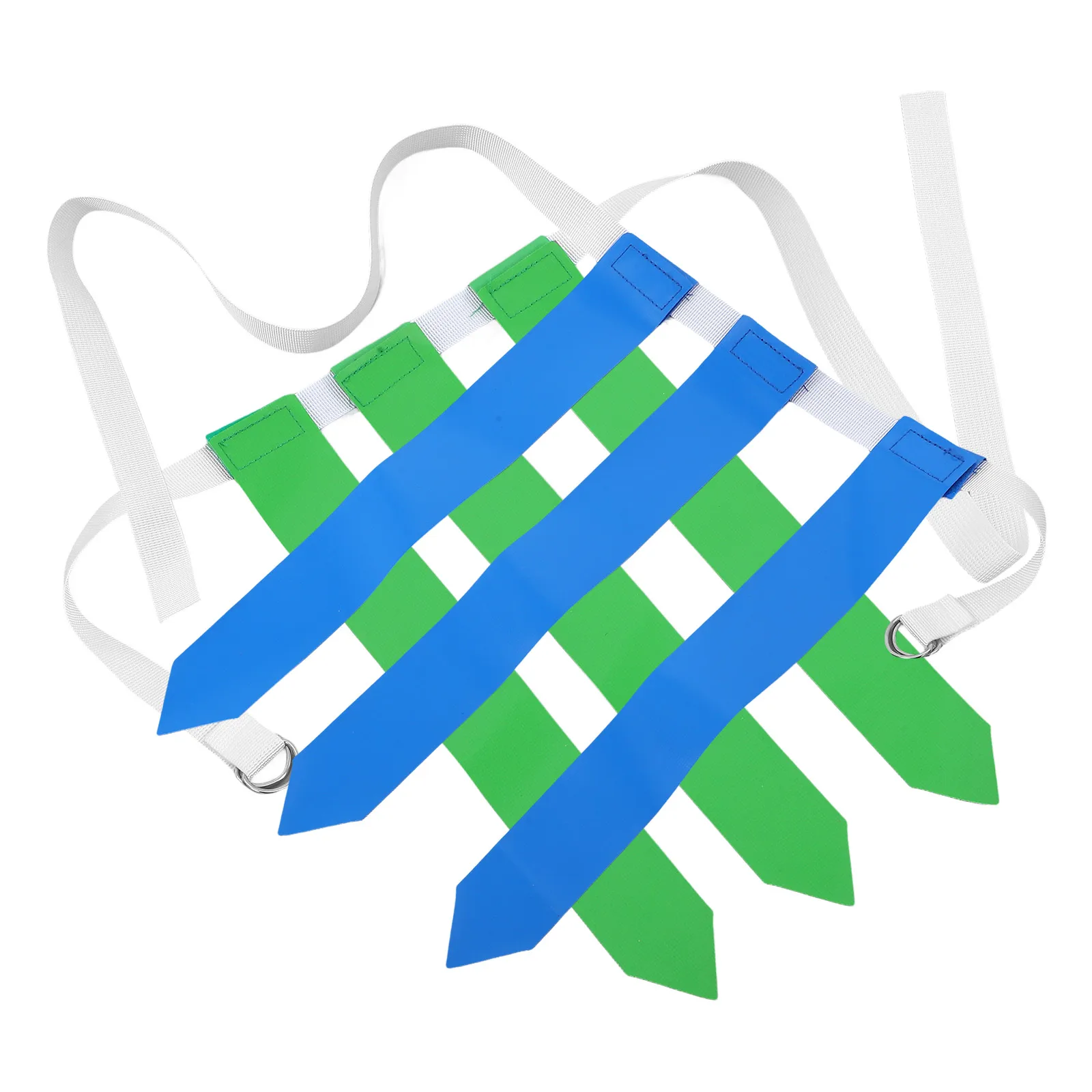 

2 шт., поясной футбольный пояс, прочный полипропиленовый материал из ПВХ, регулируемый для подростков, подростков, футбольные флаги, принадлежности для тренировок на открытом воздухе, регби