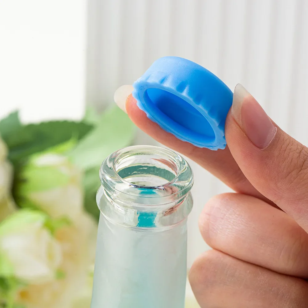 العالمي سيليكون مثبت زجاجي قابلة لإعادة الاستخدام محكم غطاء عازل للنبيذ البيرة النفط الخل مانعة للتسرب الغطاء الواقي تخزين المطبخ