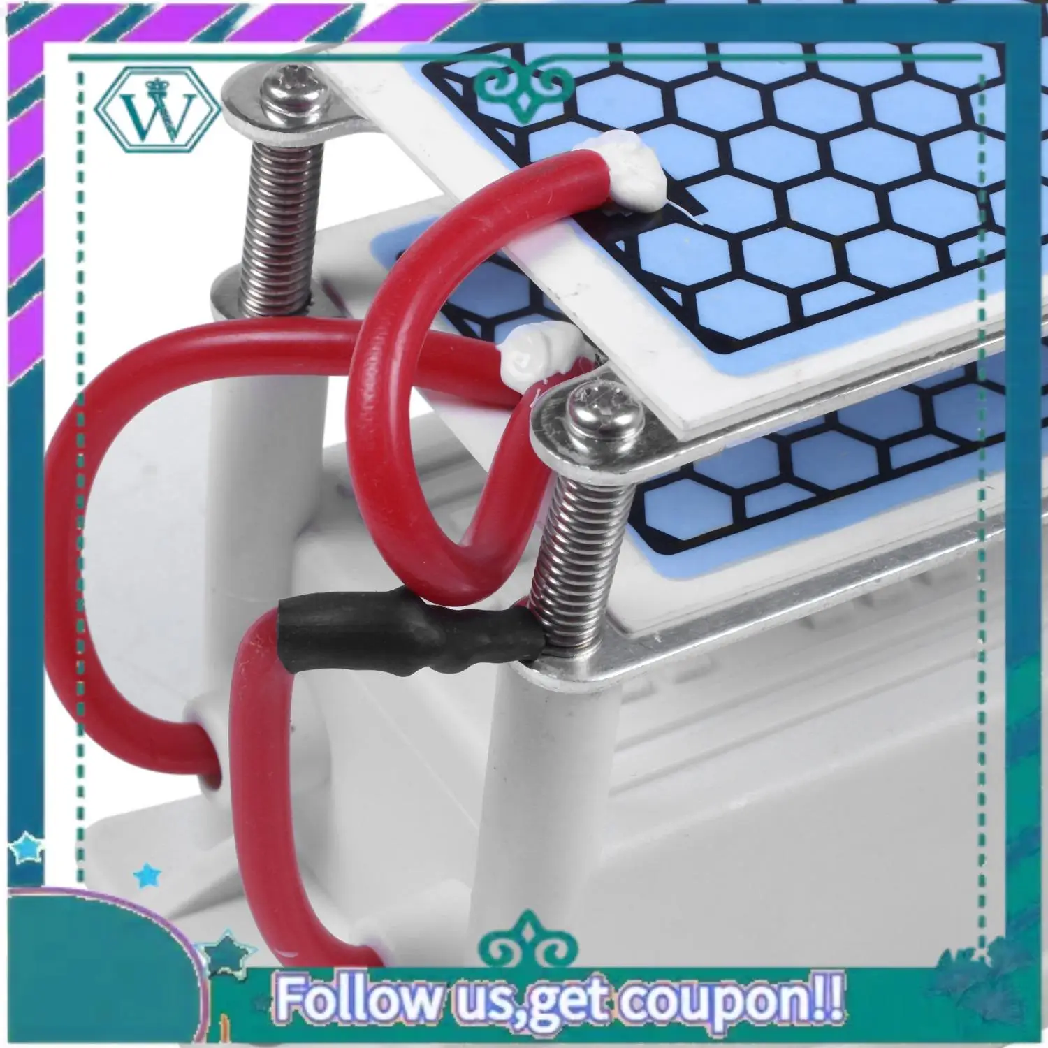 AA92-オゾン発生器車 12V 10 グラムポータブルプレート空気清浄機空気滅菌器車のオゾン空気空気清浄機オゾン発生器臭い