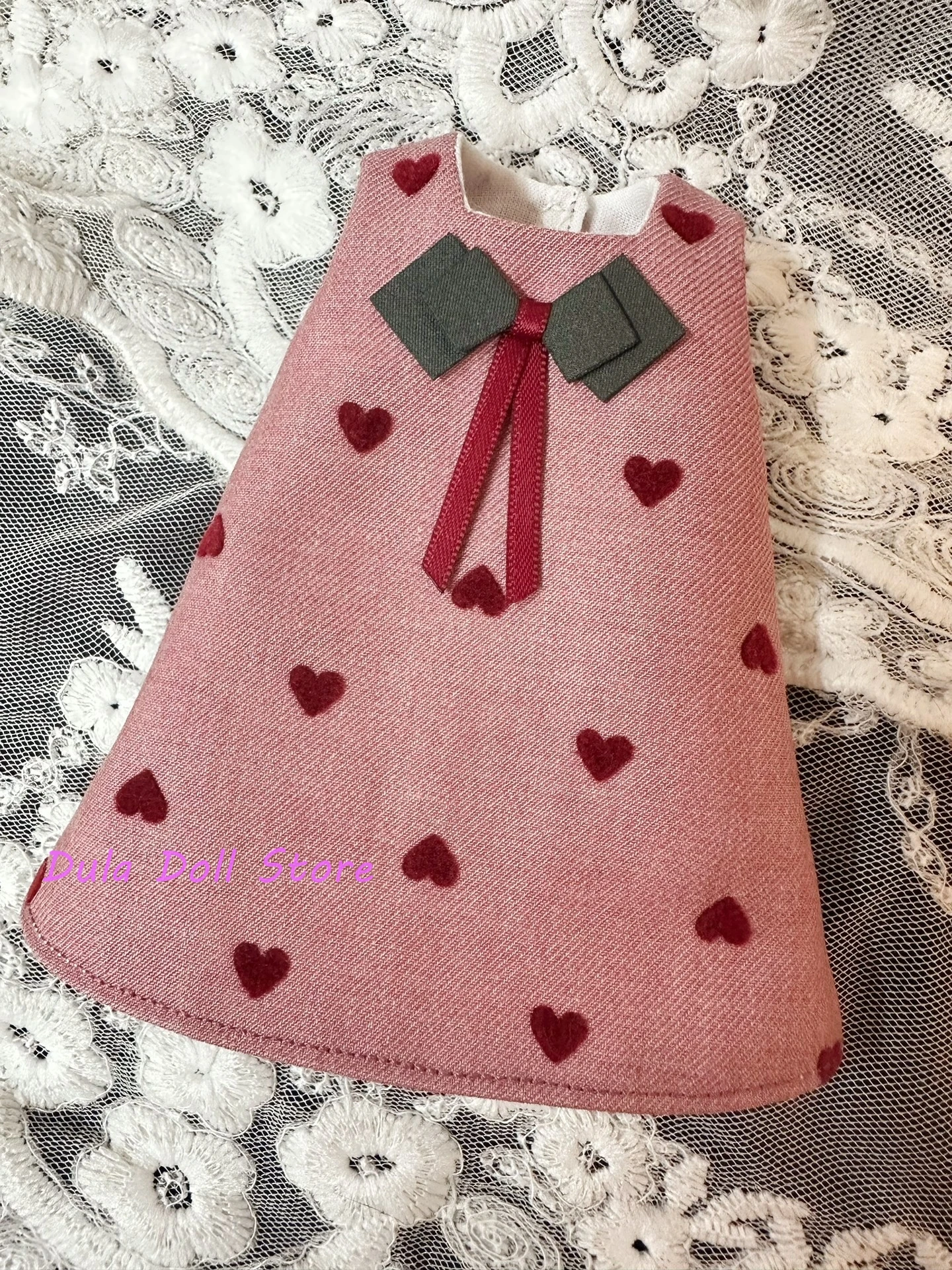 NEW Dula Doll Clothes Dress 2026 Heart-shaped girl Pink dress Blythe ob24 ob22 Azone Licca ICY JerryB 1/6 Doll Accessories