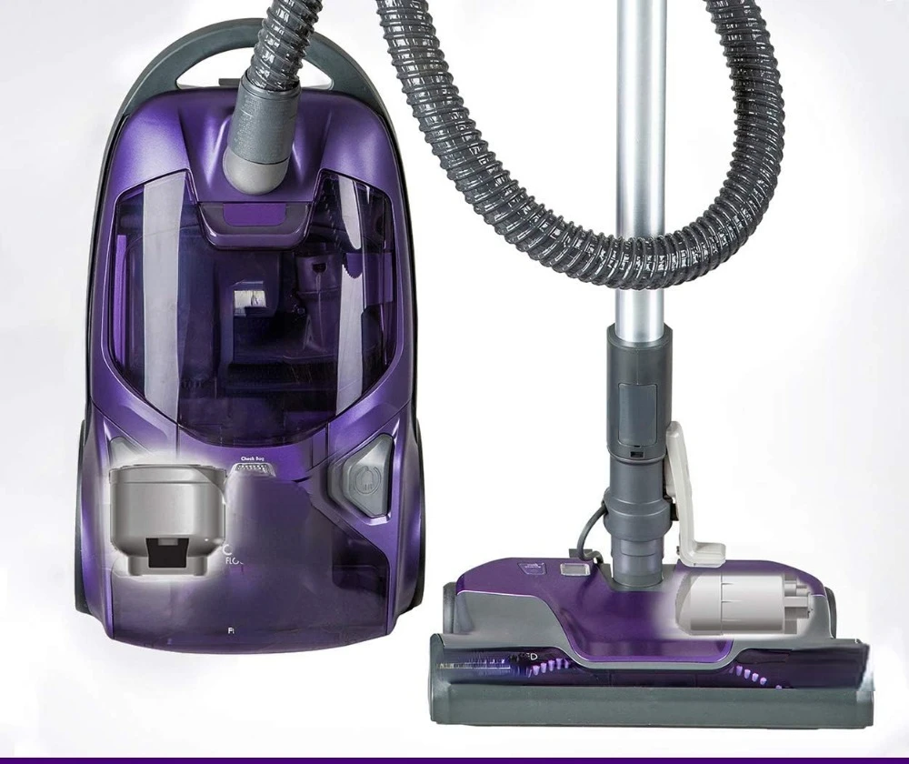 600 Series Friendly Lightweight Bagged Canister Vacuum with Pet PowerMate, Pop-N-Go Brush