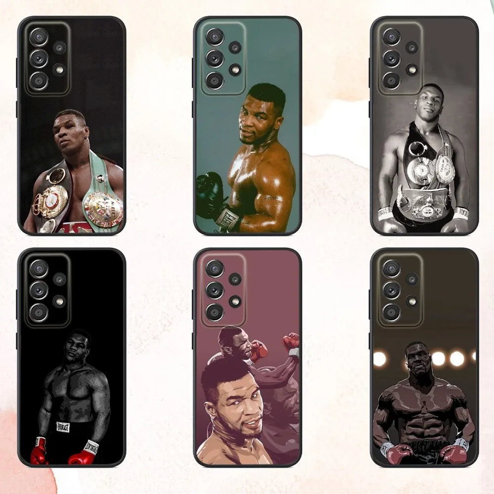 

M-Mike Tyson Phone Case For Samsung S25,S24,S21,S22,S23,S30,Ultra,S20,Plus,Fe,Lite,Note,10,9,5G Black Cover