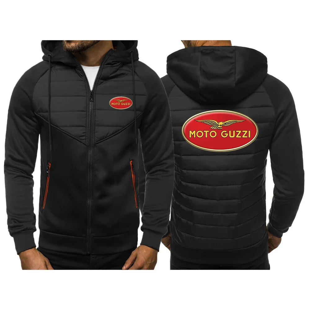 Moto Guzzi 2023 Heren Nieuwe Winter Hoodies Katoenen Jas Sweatshirts Met Hoge Kwaliteit Hip Hiphop Casual Trainingspak Kleding