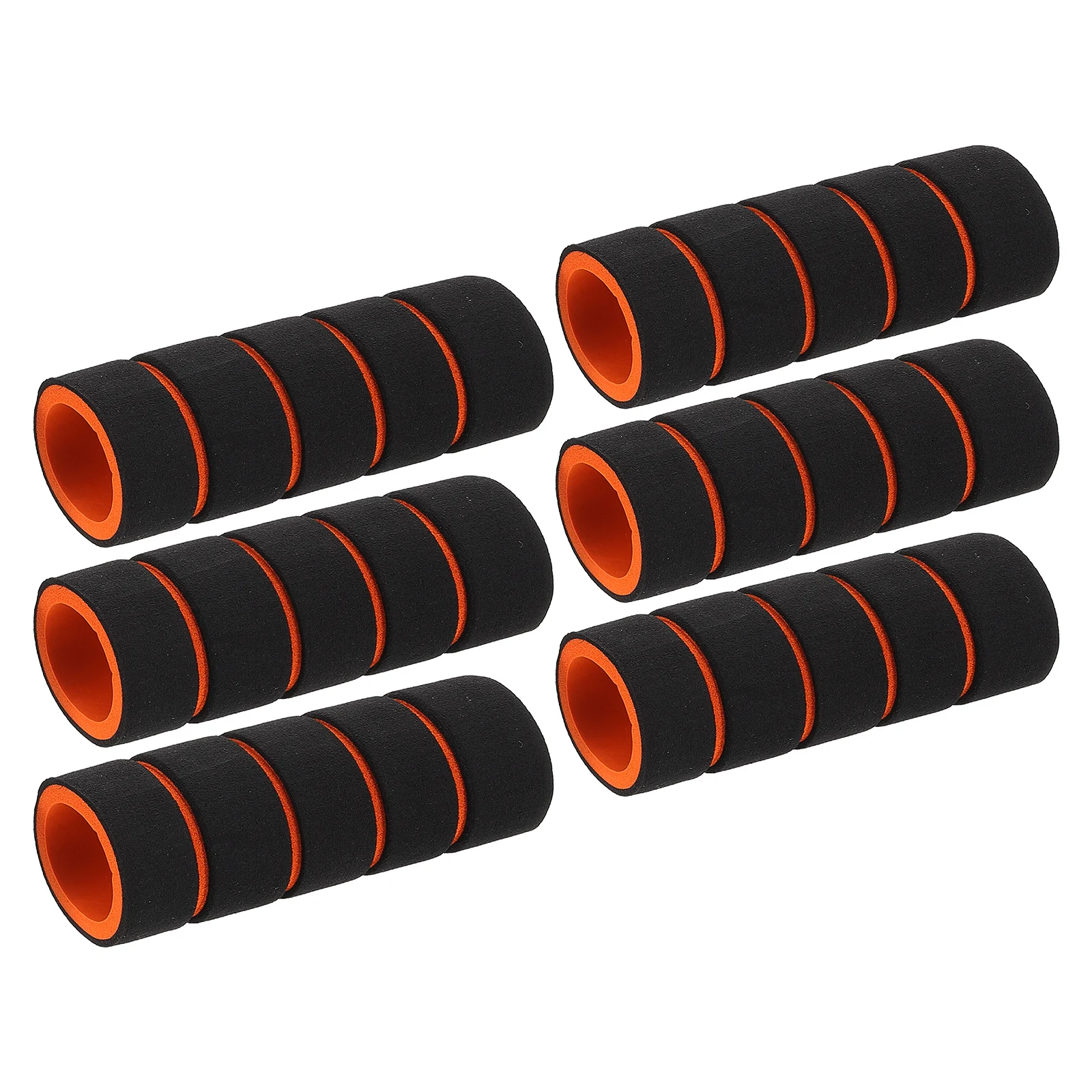 6 قطعة مقبض الإسفنج السيطرة مجموعة ل المدخل سحب ما يصل القضبان عدم الانزلاق قبضة منصات الحديد كم حامي أجهزة لياقة بدنية #2