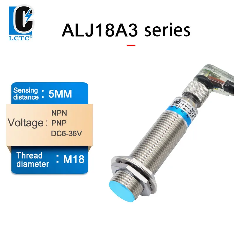 

M18 proximity switch ALJ18A3-5-Z/N1-N2-P1-P2-D1-D2-A1-A2-N3-P3-A3