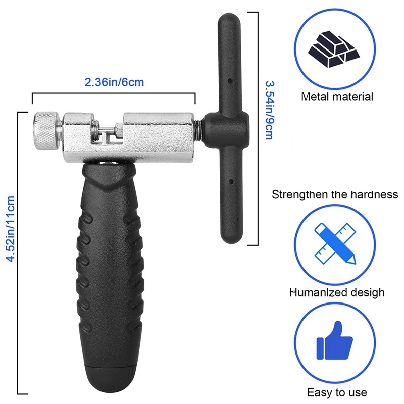 

Chain Cutter Bicycle Chain Cutter Removal Tool Steel Cycling Link Breaker Splitter Mountain Road Bike Repair Tools