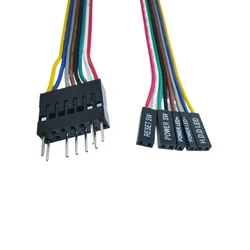 Netzschalter DuPont Adapter Kabel 8Pin für ATX Motherboard Lenovo PC Host Fall Frontplatte 20cm