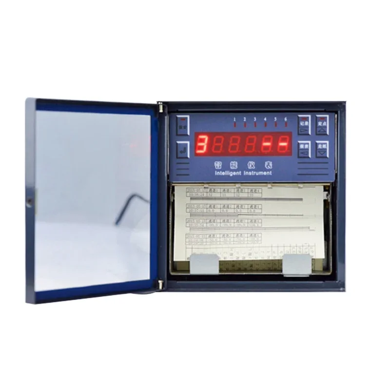 

There is a paper recorder, printing temperature, pressure and humidity boiler temperature and heat treatment liquid crystal long