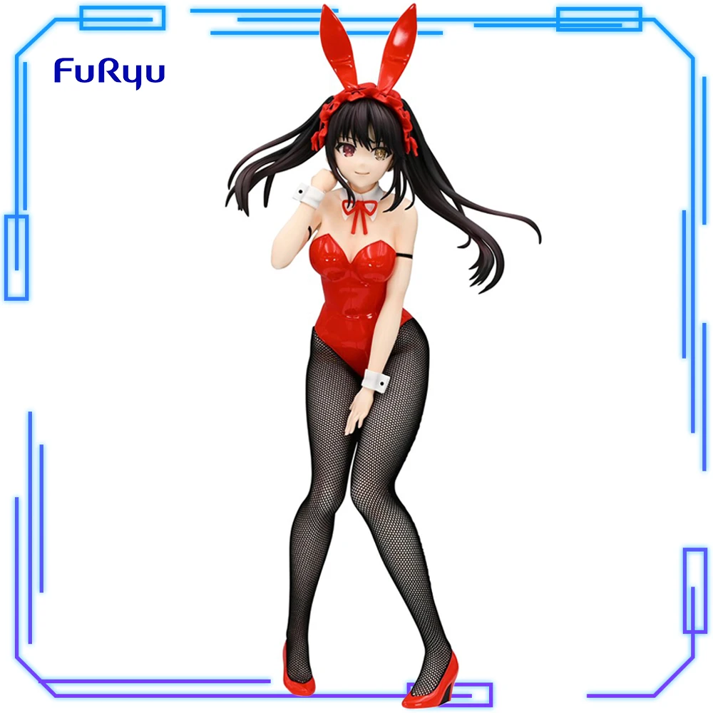 

In Stock FuRyu Original Genuine Anime Date A Live V BiCute Bunnies Figure Tokisaki Kurumi 29cm Collection Model Toy Figures Gift