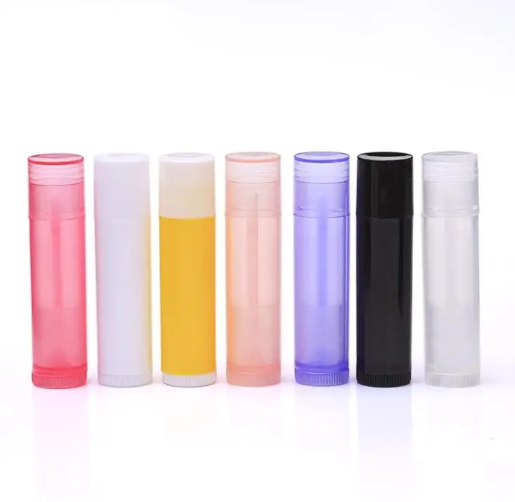 5G DIY Lip Balm Tube New Lipstick Empty Sample Packaging Plastic Lipstick Tube 3000PCS/LOT SN4037