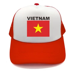 Vietnam Trucker Cap Summer Men Cool Country Flag Hat Baseball Caps Unisex Outdoor Mesh Net Caps