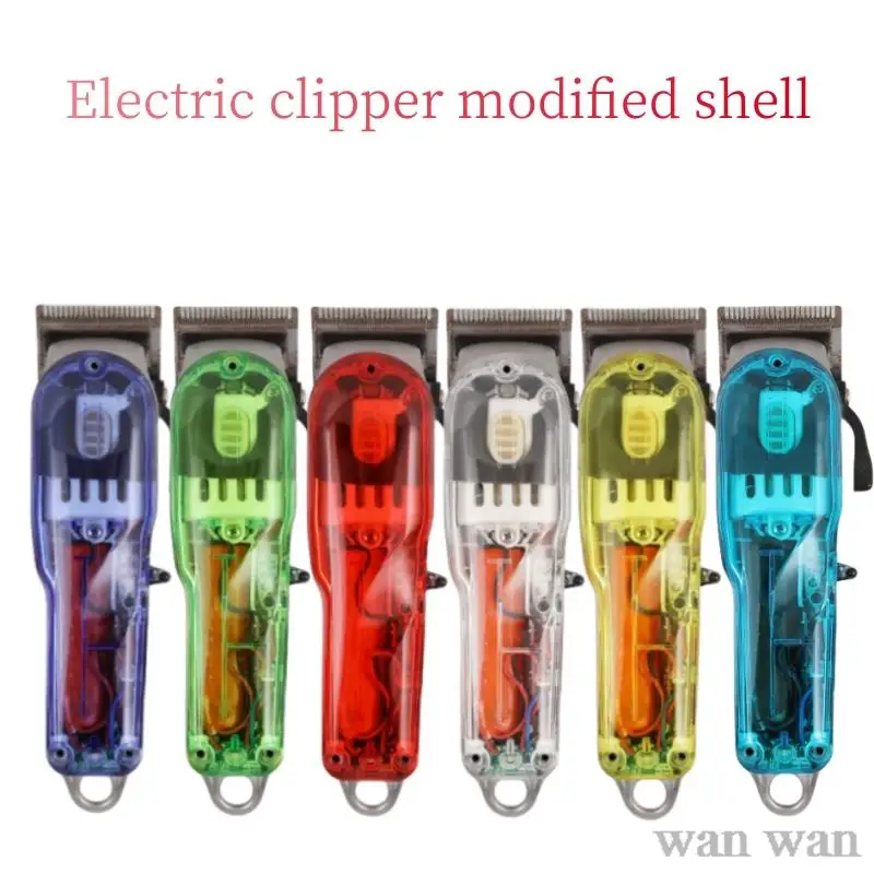 Electric Clipper Upper Cover For Wahl 8504 Cordless Hair Trimmer Modified Shell Transparent Color Barber DIY Accessories Y0918