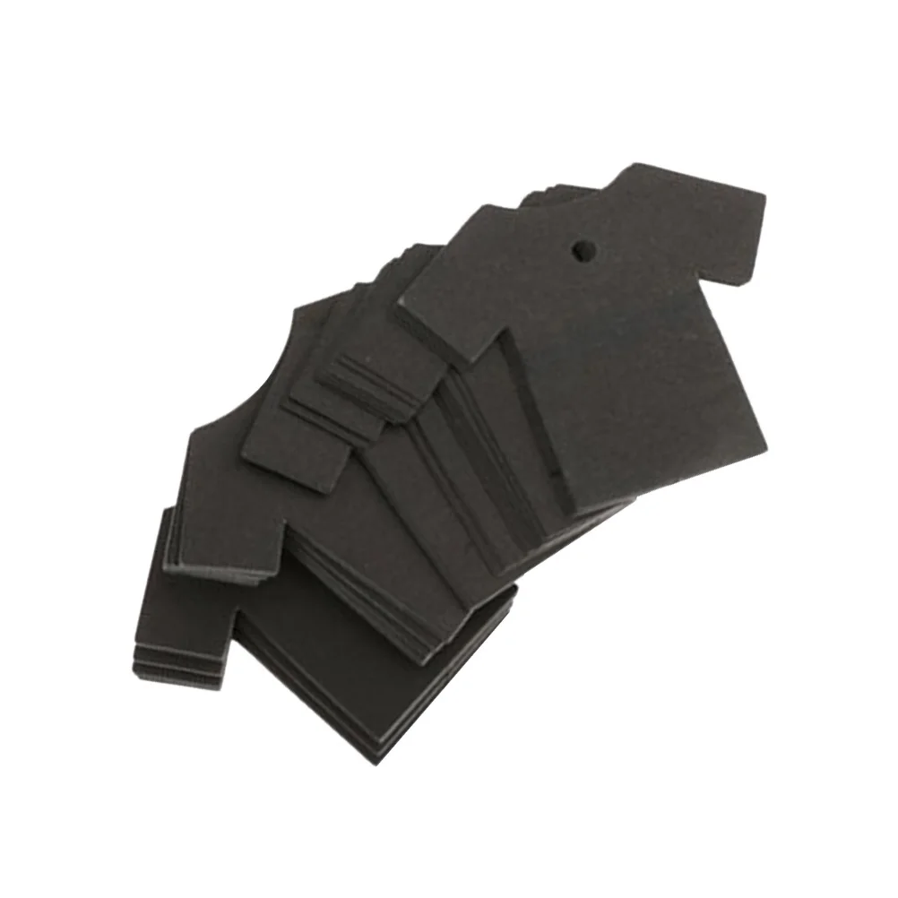 100 قطعة العلامات المعلقة كرافت ورقة بطاقات هدايا فارغة للزينة سكرابوكينغ DIY بها بنفسك المشاريع الحرفية كرافت ورقة العلامات #4