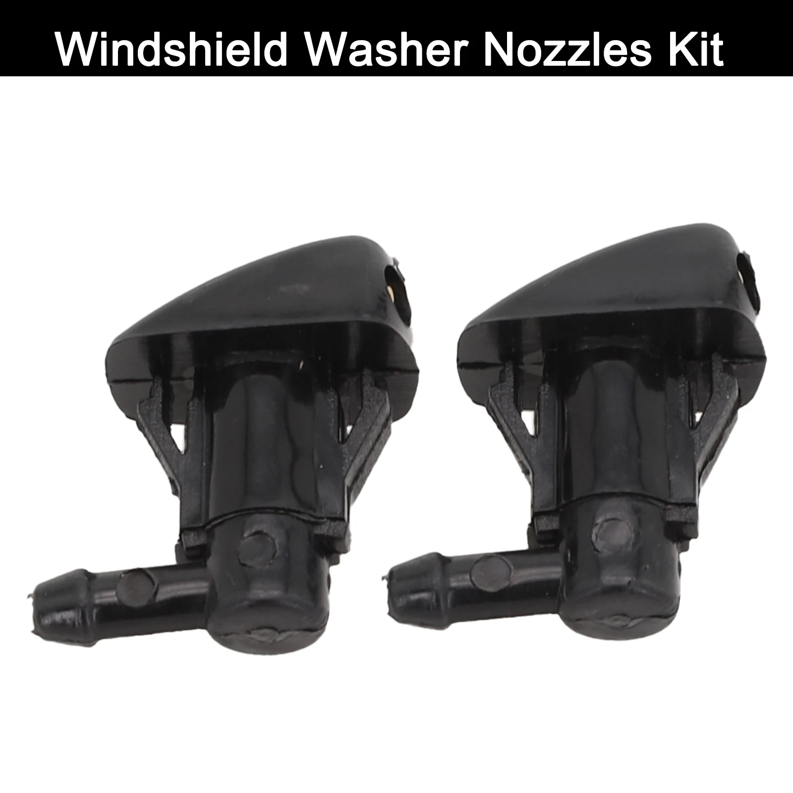 

2Pcs Car Windscreen Washer Windshield Wiper Jet Spray Nozzle Dual Holes Windshield Washer Nozzle For Hyundai For Tucson