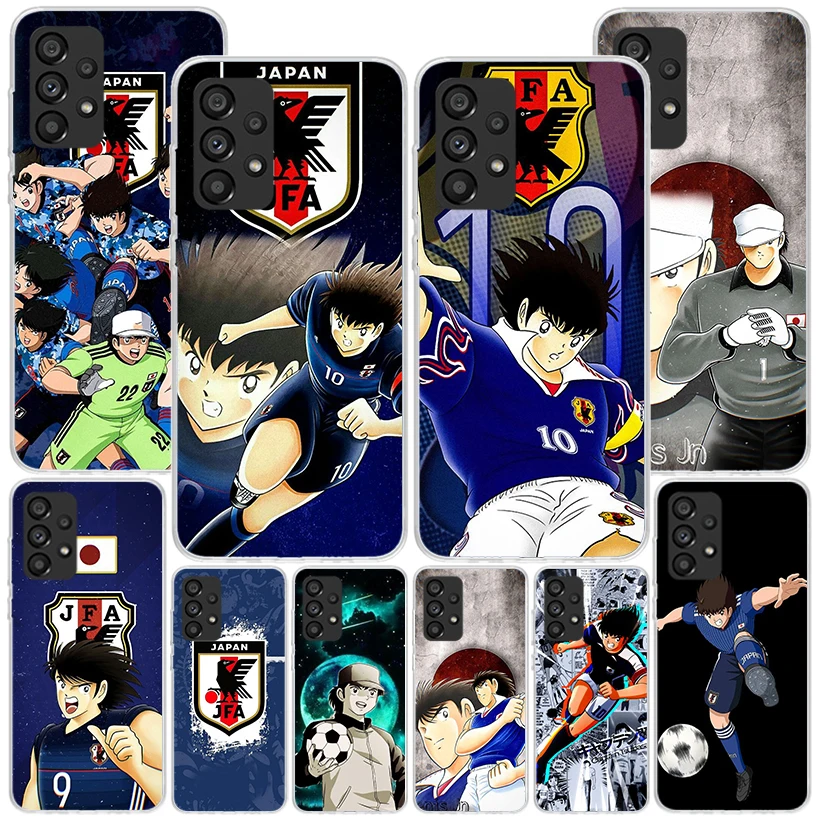 Captain Tsubasa Anime Phone Case For Samsung Galaxy A15 A14 A13 A12 A55 A54 A53 A52 A35 A34 A33 A32 A25 A24 A23 A22 A05S A04S A0