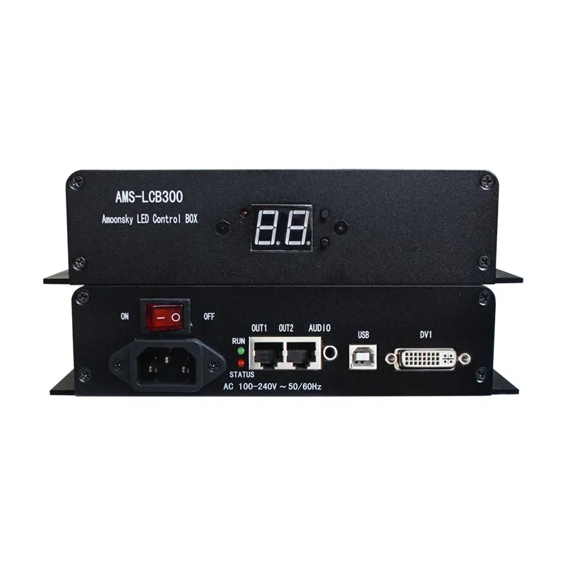 AMS-LCB300 صندوق إرسال خارجي Led متوافق مع وحدة تحكم شاشة Linsn TS802D LED تعمل مع شاشة LED مماثلة Linsn TS852