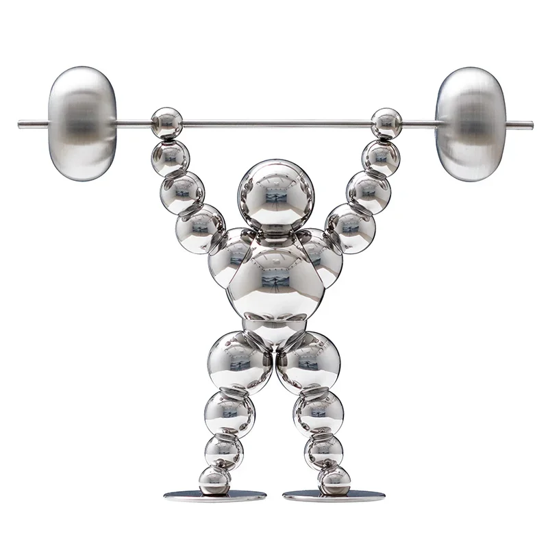 High-quality stainless steel handicrafts, environmentally friendly gold home decoration, living room desktop