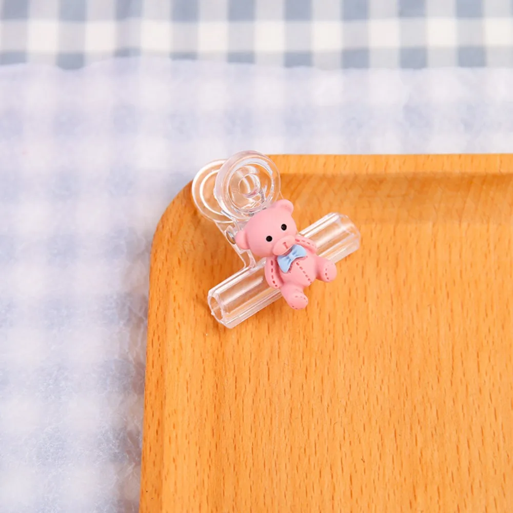 

5 шт., прозрачные зажимы для переплета, мультяшные животные, файл, документы, зажимы для билетов, многофункциональные 10 стилей, закладки, держатель указательной страницы