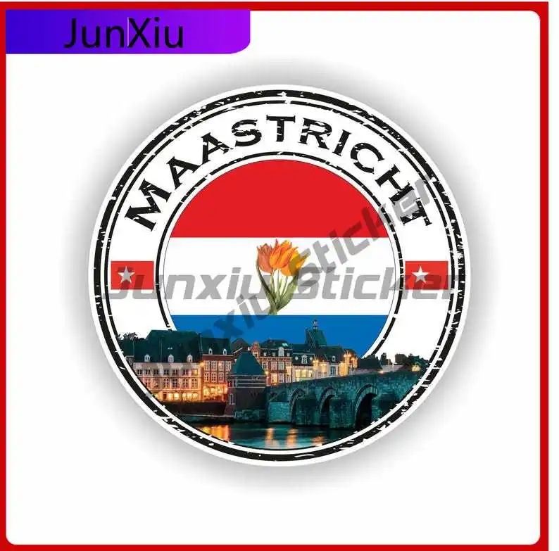 

Maastricht The Netherlands Seal Sticker Creative Bumper Car Durable Vinyl Exterior Parts Vinyl Decal For Car Truck SUV Window