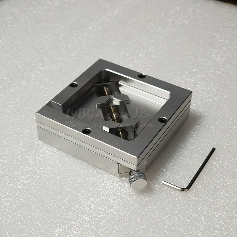 LY Silver BGA Reballing Station Stencils 90MM Template Holder Foxture Jig for PCB Chip Soldering BGA Rework Repairing