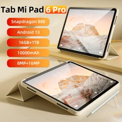 2024 Original Global Version Tablets Android 13 Pad 6 Pro Snapdragon 888 Tablet PC 16GB+1024GB And 5G Dual SIM Card HD 4K Mi Tab