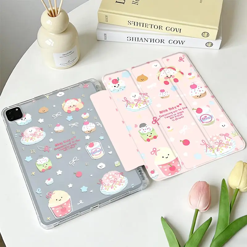 Tri-fold Protective Case For iPad A16 2025 11th Air11/13 IPad Mini6 8.3 air3 10.5 Pro11 2nd 3rd 4th iPad 10.2 7/8/9 4/5th 10.9
